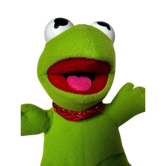 Vintage Muppets Kermit The Frog 1987 Baby Kermit Plush By Henson Associates Inc. - Picture 2 of 7